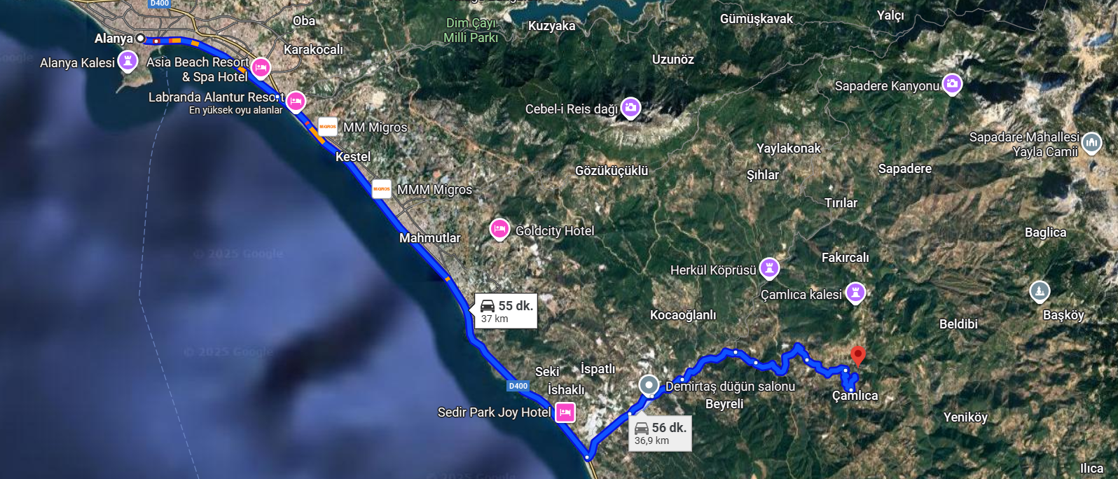 Acil satılık son fiyat Antalya Alanya Çamlıca'da 472 m² SATILIK  Tarla & Bahçe - ANTALYA ALANYA fotoğraf 4